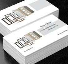 Różne okna, Budownictwo, Okna i Drzwi - Wizytówki Netprint