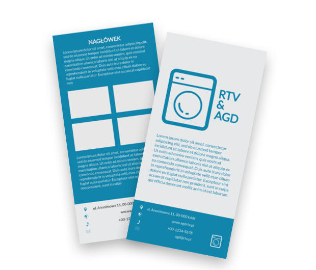 Jeden telefon i wszystko działa, Sprzedaż, RTV i AGD - Ulotki Netprint szablony online