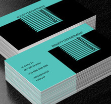 Turkusowa roleta, Budownictwo, Rolety - Wizytówki Netprint