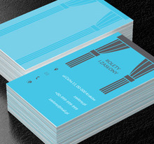 Upięte zasłony, Budownictwo, Rolety - Wizytówki Netprint