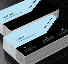 Czarne schody, Budownictwo, Schody - Wizytówki Netprint