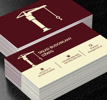 Biały żuraw, Budownictwo, Skład budowlany - Wizytówki Netprint