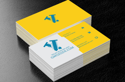 Niebieskie śrubki, Budownictwo, Skład budowlany - Wizytówki Netprint