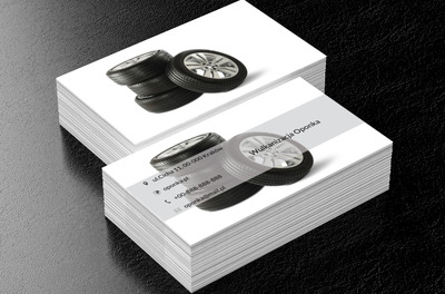 Cztery kółka, Motoryzacja, Wulkanizacja - Wizytówki Netprint