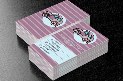 Retro pojazd, Motoryzacja, Dealer - Wizytówki Netprint