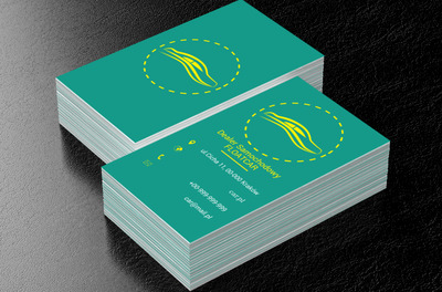 Opływowy samochód, Motoryzacja, Dealer - Wizytówki Netprint