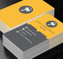 Biały autokluczyk, Motoryzacja, Komis samochodowy - Wizytówki Netprint