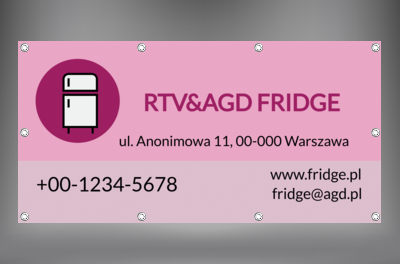 Przekaz, którego nie można nie zauważyć, Sprzedaż, RTV i AGD - Banery Netprint