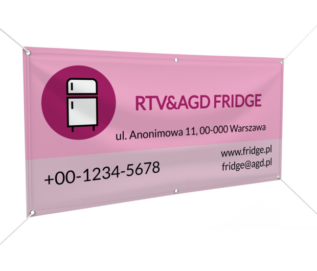 Przekaz, którego nie można nie zauważyć, Sprzedaż, RTV i AGD - Banery Netprint szablony online