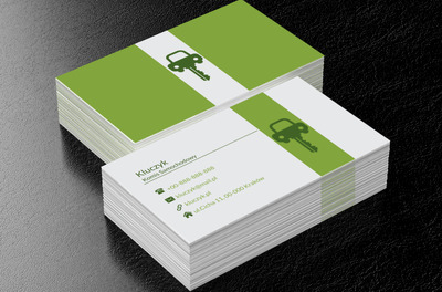 Ciemny autokluczyk, Motoryzacja, Komis samochodowy - Wizytówki Netprint