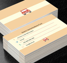 Kwadratowy samochód, Motoryzacja, Komis samochodowy - Wizytówki Netprint