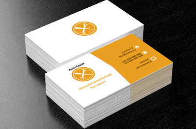 Skrzyżowane narzędzia, Motoryzacja, Mechanik - Wizytówki Netprint