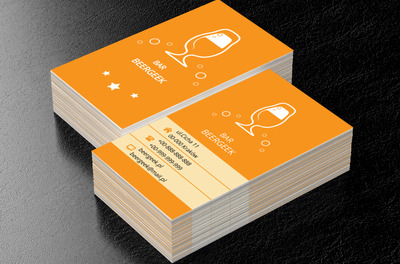 Piwo w kuflu, Gastronomia, Bar - Wizytówki Netprint