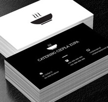 Talerz ciepłej zupy, Gastronomia, Catering - Wizytówki Netprint