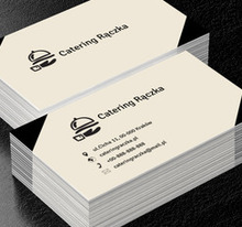 Ręka kelnera, Gastronomia, Catering - Wizytówki Netprint