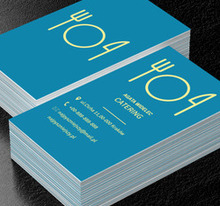 Sztućce z talerzem, Gastronomia, Catering - Wizytówki Netprint