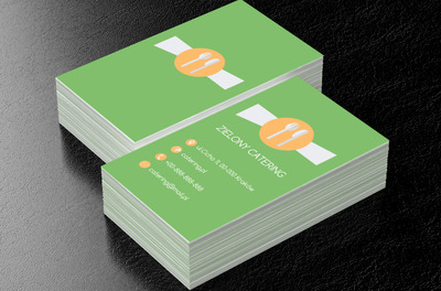 Sztućce w kole, Gastronomia, Catering - Wizytówki Netprint