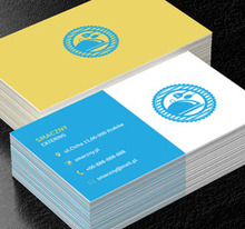 Niebieskie akcesoria, Gastronomia, Catering - Wizytówki Netprint