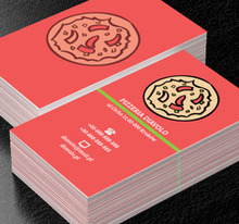 Włoskie smaki, Gastronomia, Pizzeria - Wizytówki Netprint
