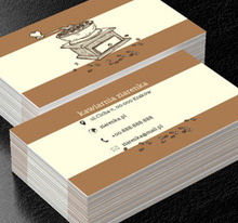 Klasyczny młynek do kawy, Gastronomia, Kawiarnia - Wizytówki Netprint