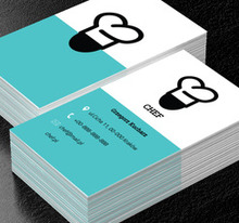 Szef kuchni, czarna czapka kucharska, Gastronomia, Restauracja - Wizytówki Netprint