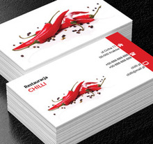 Ostre papryczki, Gastronomia, Restauracja - Wizytówki Netprint