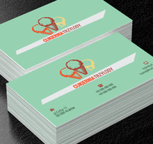 Trzy gałki, Gastronomia, Cukiernia - Wizytówki Netprint