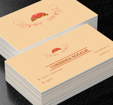 Gorący rogal, Gastronomia, Cukiernia - Wizytówki Netprint