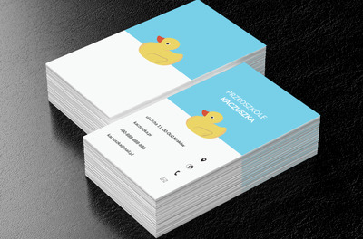 Kaczuszka do kąpieli, Edukacja, Przedszkole - Wizytówki Netprint