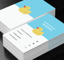 Kaczuszka do kąpieli, Edukacja, Przedszkole - Wizytówki Netprint