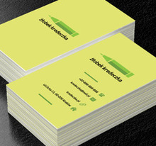 Zielona kredka, Edukacja, Żłobek - Wizytówki Netprint