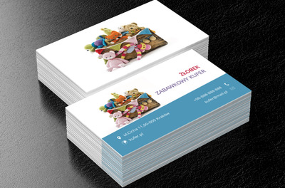 Kuferek pluszaków, Edukacja, Żłobek - Wizytówki Netprint