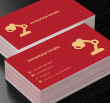 Żółta lampka, Edukacja, Korepetycje - Wizytówki Netprint