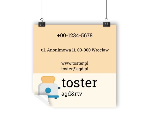 Najważniejsze, to dotrzeć do klienta, Sprzedaż, RTV i AGD - Plakaty Wielkoformatowe Netprint szablony online