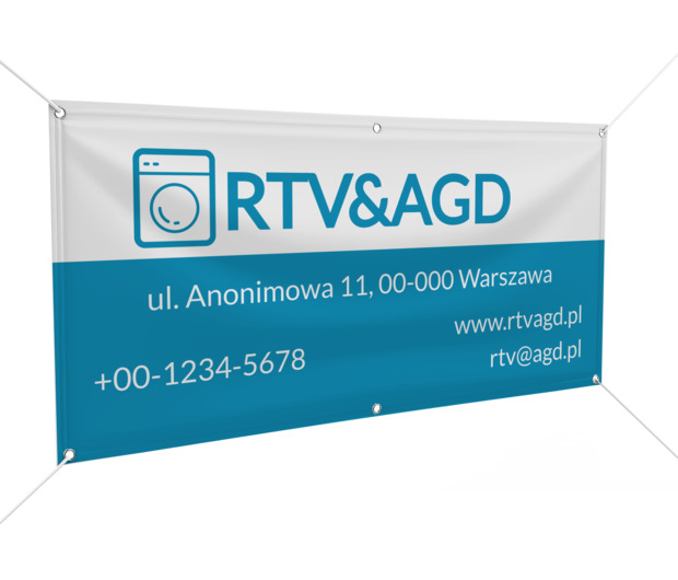 Kolor ma znaczenie, zwróć uwagę na barwy, Sprzedaż, RTV i AGD - Banery Netprint szablony online