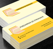 Kartkowana książka, Edukacja, Księgarnia - Wizytówki Netprint