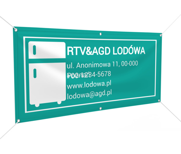 Wyróżniający się i łatwy do odróżnienia, Sprzedaż, RTV i AGD - Banery Netprint szablony online