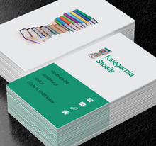 Stos książek, Edukacja, Księgarnia - Wizytówki Netprint