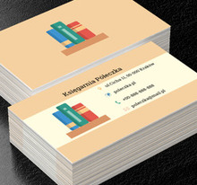 Półka z książkami, Edukacja, Księgarnia - Wizytówki Netprint