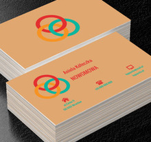 Kolorowe kółka, Edukacja, Logopeda - Wizytówki Netprint