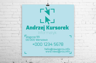 Prostota z dynamicznym akcentem, Telekomunikacja i Internet, Informatyk - Plakaty Wielkoformatowe Netprint