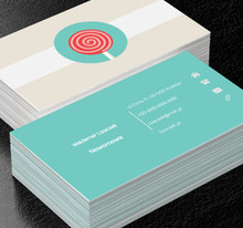 Smakowity lizak, Edukacja, Logopeda - Wizytówki Netprint