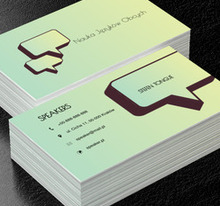 Komiksowe chmurki, Edukacja, Nauka języków obcych - Wizytówki Netprint