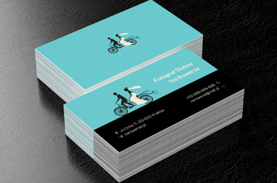 Młodzi na tandemie, Fotografia, Fotograf ślubny - Wizytówki Netprint