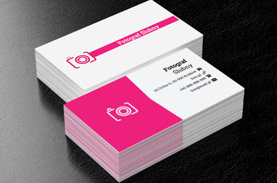 Różowy aparat, Fotografia, Fotograf ślubny - Wizytówki Netprint