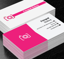 Różowy aparat, Fotografia, Fotograf ślubny - Wizytówki Netprint