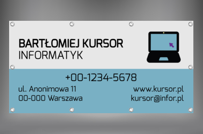 Nie tylko notebook i dwa kolory, Telekomunikacja i Internet, Informatyk - Banery Netprint