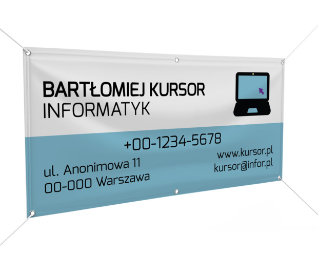 Nie tylko notebook i dwa kolory, Telekomunikacja i Internet, Informatyk - Banery Netprint szablony online
