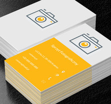 Żółte szkło, Fotografia, Sprzęt fotograficzny - Wizytówki Netprint