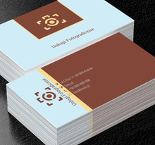 Brązowy aparat, Fotografia, Usługi fotograficzne - Wizytówki Netprint